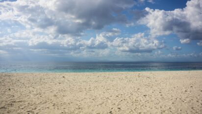 The beautiful beach of Kaputian Beach Resort