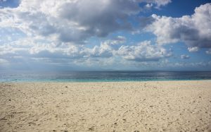 The beautiful beach of Kaputian Beach Resort