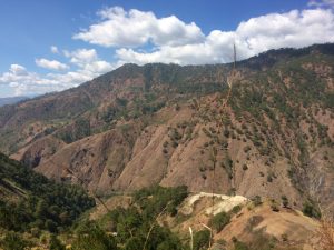 The view of the mountain ranges as seen from Akiki Trail