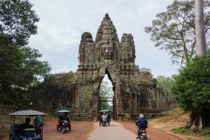 The magnificent Gate of Angkor Thom