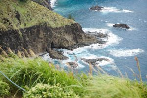 View of the Pacific from the cliffs of Dingalan