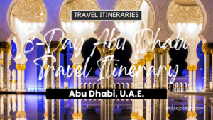 3-Day Abu Dhabi, United Arab Emirates Travel Itinerary. Photo by Juliana.