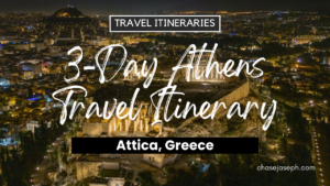 3-Day Athens, Greece Travel Itinerary. Photo by Filippos Zikopoulos.
