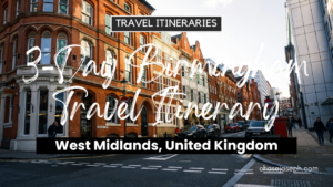 3-Day Birmingham, United Kingdom Travel Itinerary. Photo by Francisco Gomes.