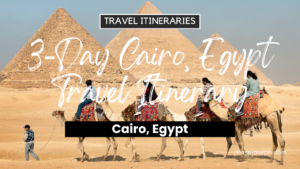 3-Day Cairo, Egypt Travel Itinerary. Photo by Murat Şahin.
