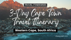 3-Day Cape Town, South Africa Travel Itinerary. Photo by Taryn Elliott.