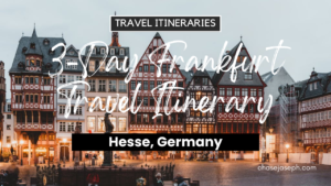 3-Day Frankfurt, Germany Travel Itinerary. Photo by Masood Aslami.