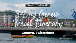 3-Day Geneva, Switzerland Travel Itinerary. Photo by Christine Roy.
