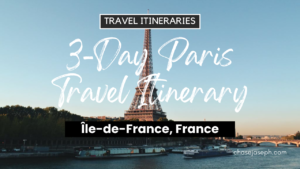 3-Day Paris, France Travel Itinerary. Photo by Yovan Verma.