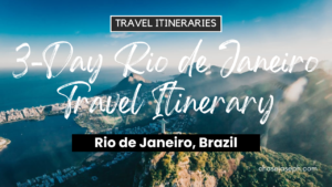 3-Day Rio de Janeiro, Brazil Travel Itinerary. Photo by Matheus Bertelli.