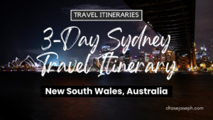 3-Day Sydney, Australia Travel Itinerary. Photo by Julia Sakelli.