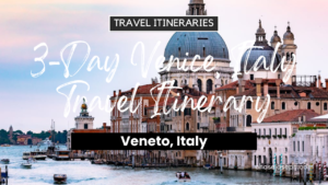 3-Day Venice, Italy Travel Itinerary. Photo by Wolfgang.