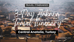 View of Atakule at the back - 3-Day Ankara, Turkey Travel Itinerary. Photo by Runak.