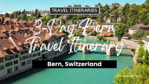 3-Day Bern, Switzerland Travel Itinerary. Photo by Mads Egmose.