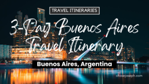 3-Day Buenos Aires, Argentina Travel Itinerary. Photo by Andres Idda Bianchi.