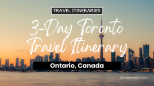 3-Day Toronto, Canada Travel Itinerary. Photo by David Gari.