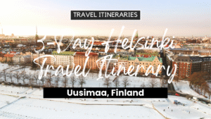 3-Day Helsinki, Finland Travel Itinerary